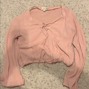 pink blouse